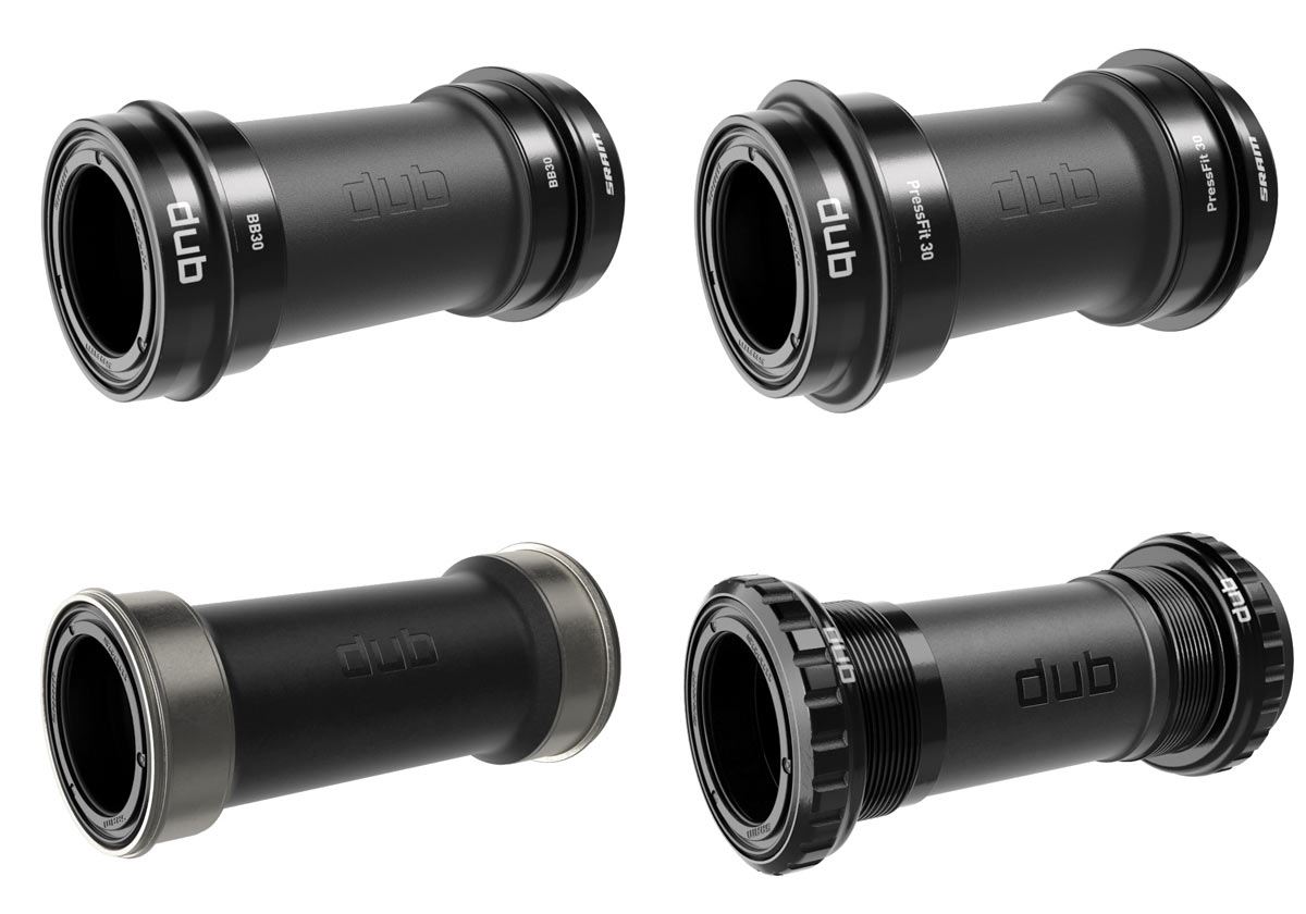 2018 SRAM DUB bottom bracket options for PFBB30 BSA threaded and more