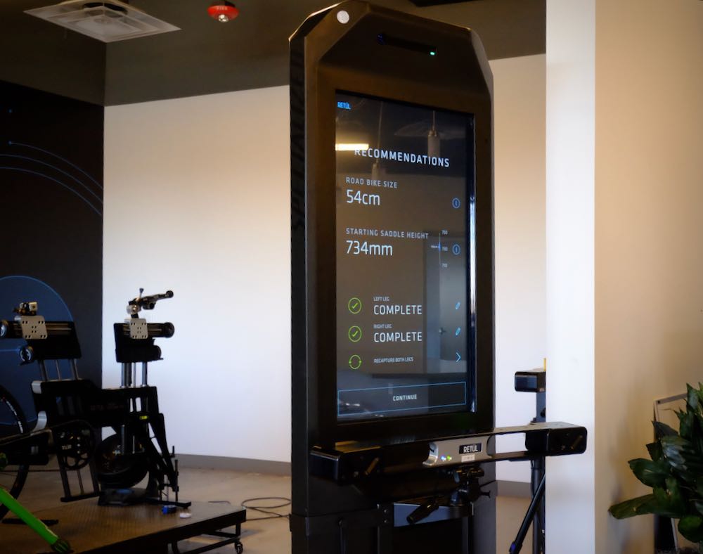 Specialized offers free 3D fit tech with Retül Match