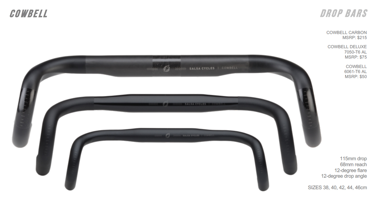 FB18: Salsa offers three levels of cockpit parts w/ nod to bikepacking & adventure