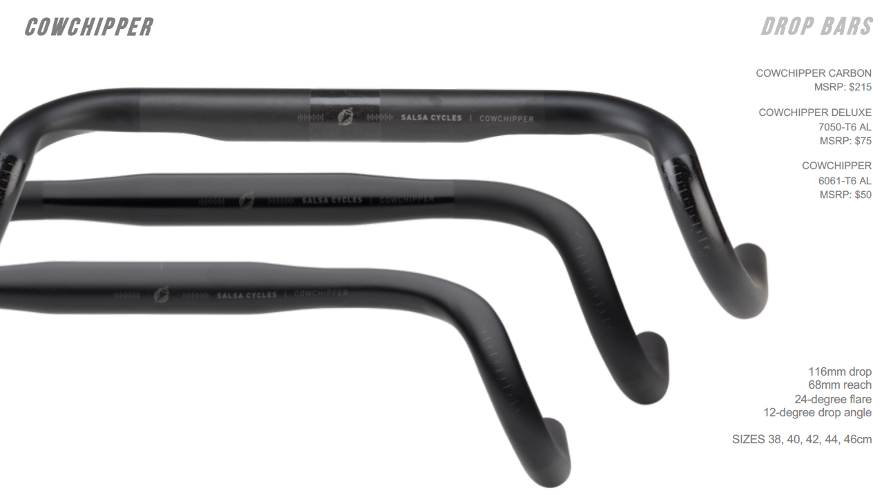 FB18: Salsa offers three levels of cockpit parts w/ nod to bikepacking & adventure