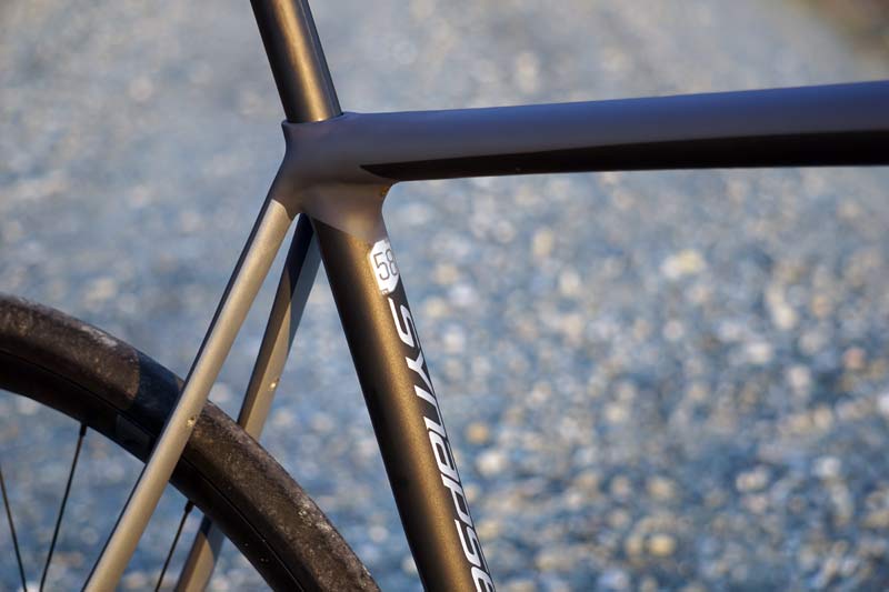 2018 Cannondale Synapse Carbon Disc brake endurance road bike review and tech details with sleek hidden seatpost bolt