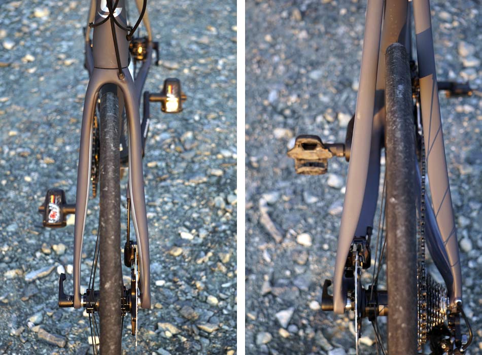 2018 Cannondale Synapse Carbon Disc brake endurance road bike has massive tire clearance