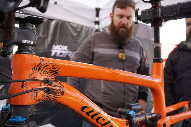 2018 Alchemy Arktos 29 trail bike with Sine Suspension System