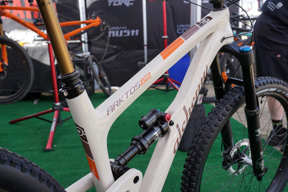 2018 Alchemy Arktos 29 trail bike with Sine Suspension System