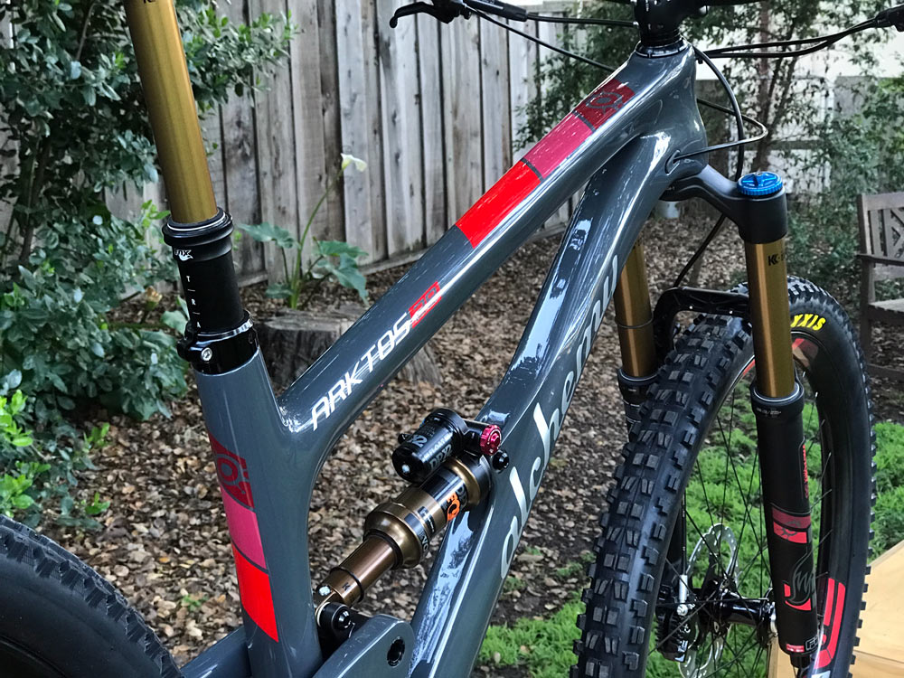 2018 Alchemy Arktos 29 trail bike with Sine Suspension System