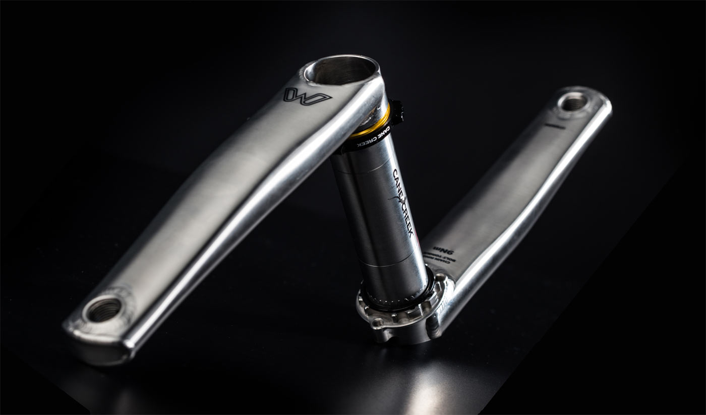 cane creek eeWings titanium crankset are a modern version of sweetwings for road gravel and mountain bikes
