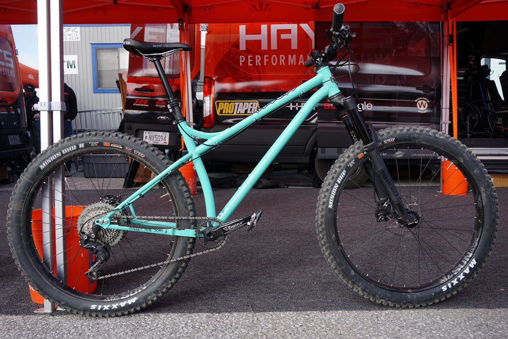 prototype RSD Middle Child steel long travel hardtail mountain bike