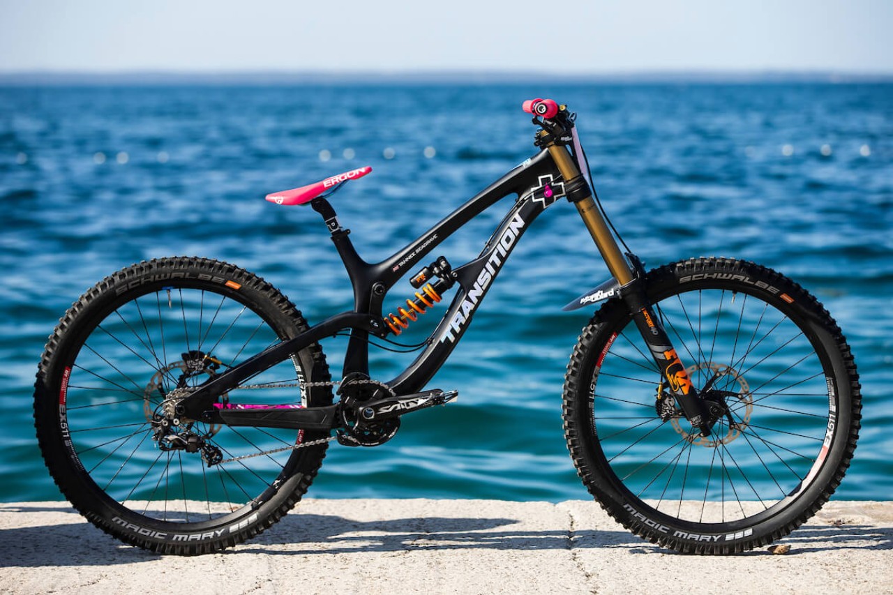 Tahnee Seagrave bike check ft william winning transition