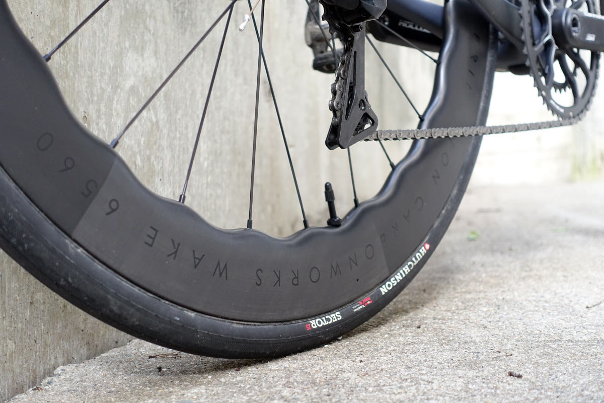 princeton carbonworks wake 6560 lightweight aero carbon road bike wheels review for rim and disc brakes