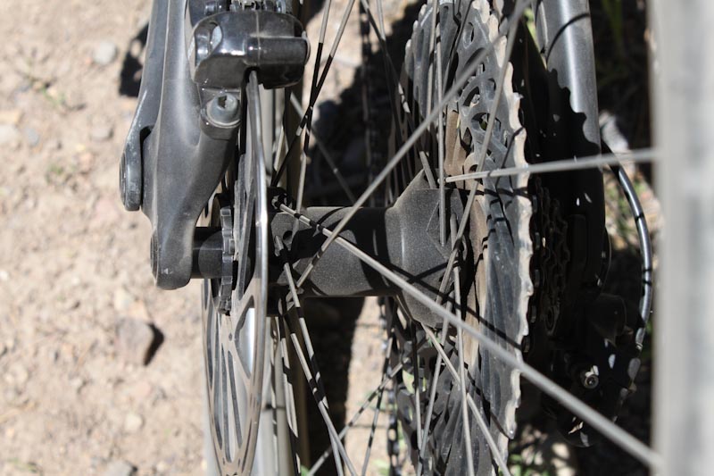 Reynolds TR 249 carbon wheelset, rear hub