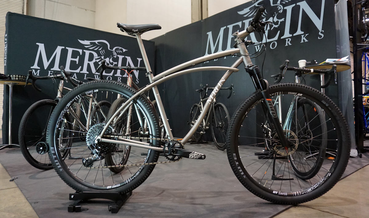 Merlin Newsboy cruiser bike delivering curvy titanium again after 24 years