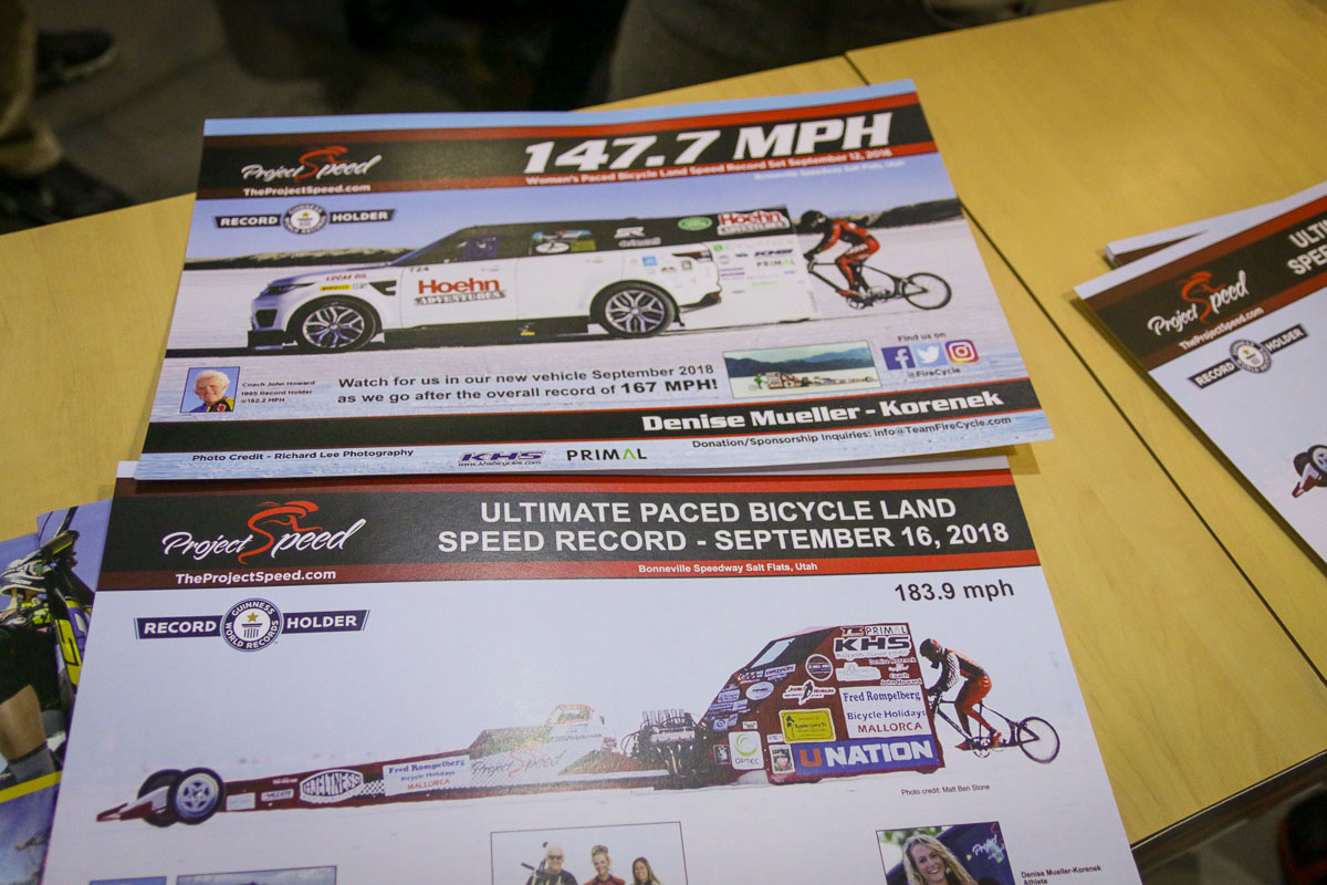 Project Speed: Mueller-Korenek pedals at 183.9mph for Paced Bicycle World Record