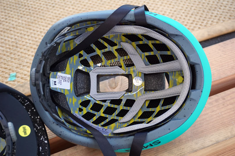 2019 Smith Trace road bike helmet with Koroyd and MIPS impact and rotation protection