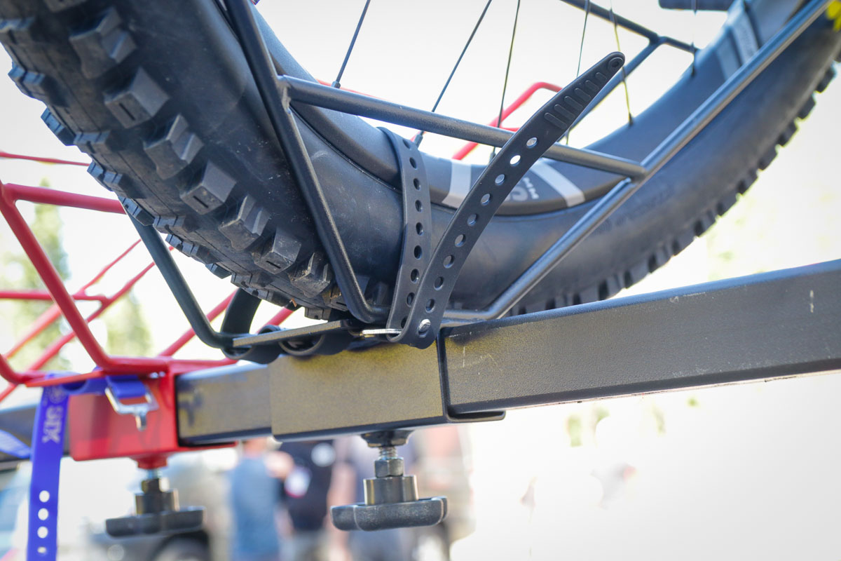 ALTA Racks carry up to 6 bikes, accessories, and work as a mobile base camp