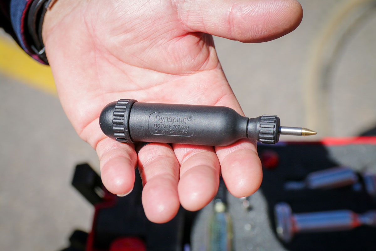 Dynaplug Air plugs and fills your tire at once, plus other options for tubeless fixes