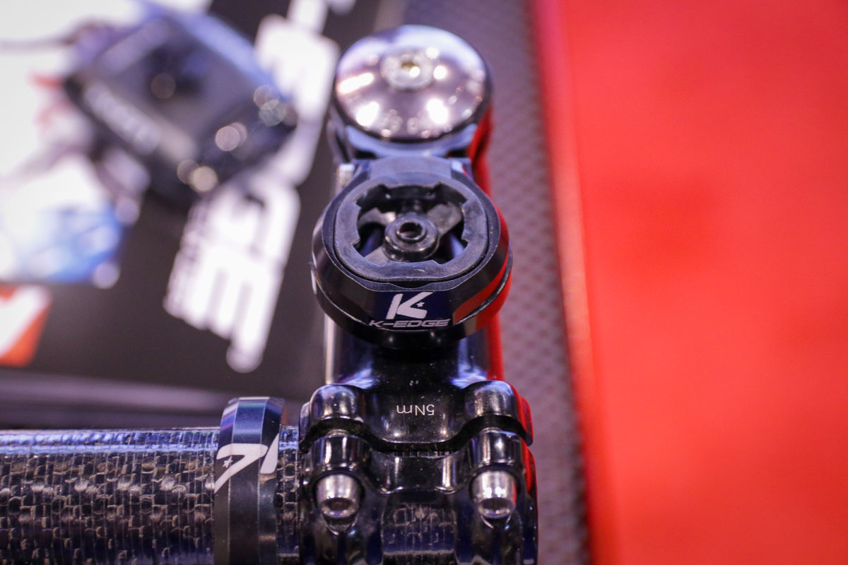 K-Edge adapts to mount Lezyne GPS units, adds Wahoo Bolt tri-bar mount