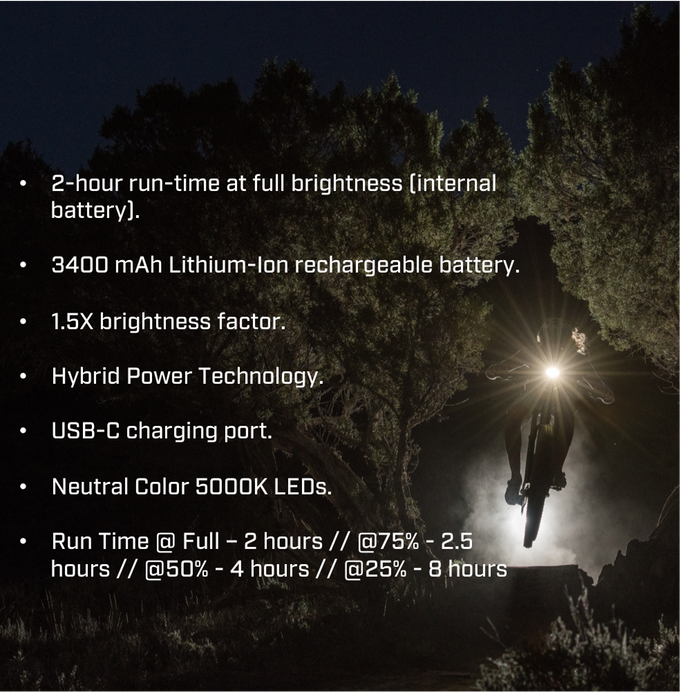 Go into the Mystic w/ motion sensing, beam shifting Hydra3 adaptive head light
