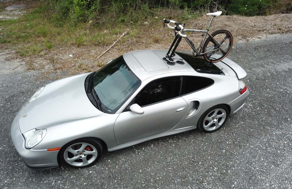 Review: SeaSucker Talon Rack – how to carry your gravel bike on a Porsche 911