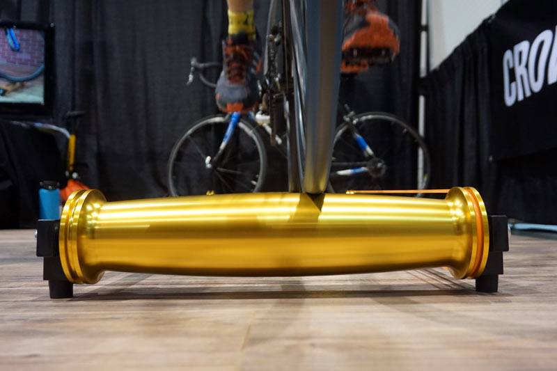 crown roller curved cycling rollers for indoor training with a design thats more stable and easier to learn