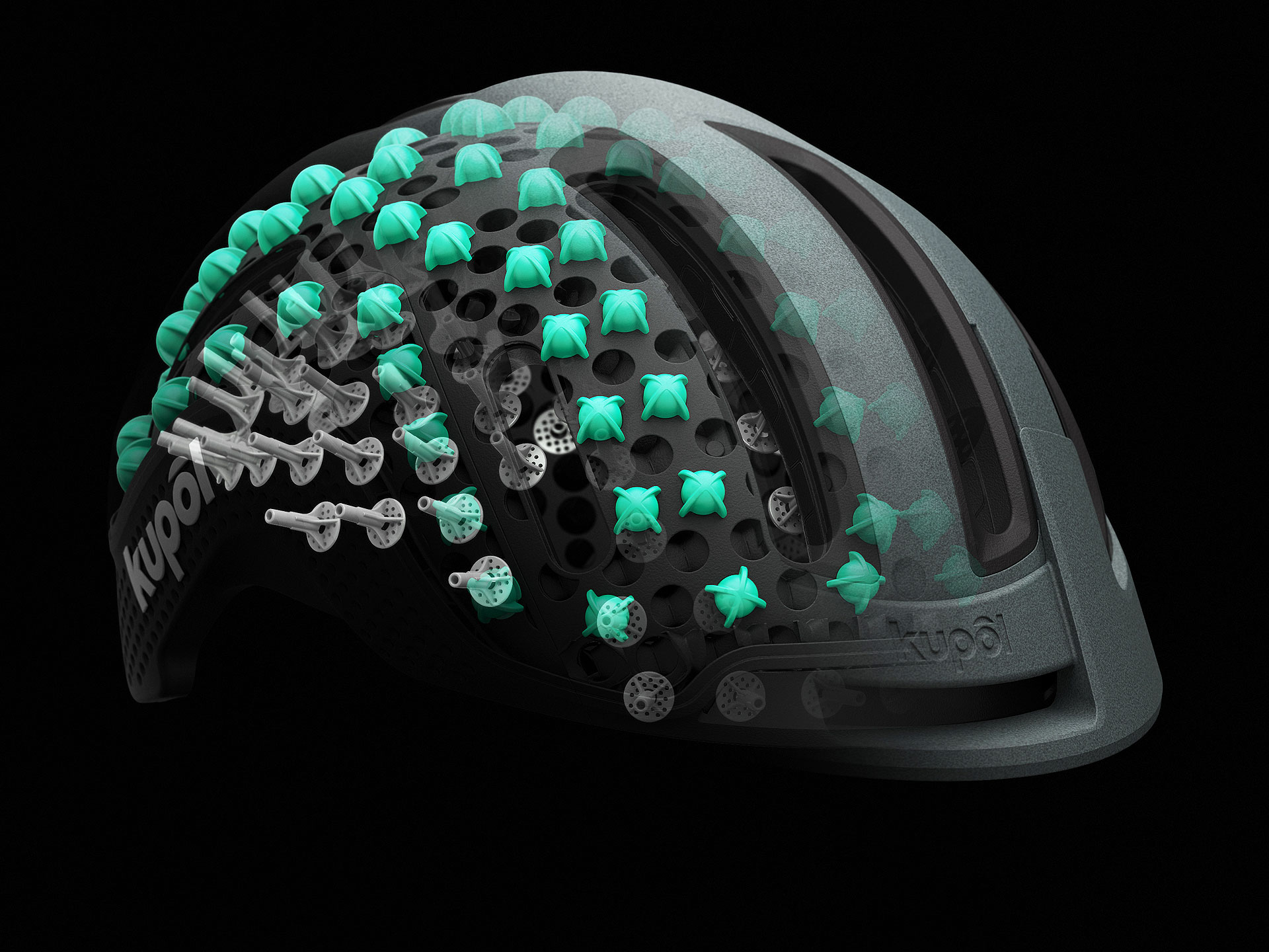 The first 3D printed helmet from Kupol puts a new spin on comfort & safety