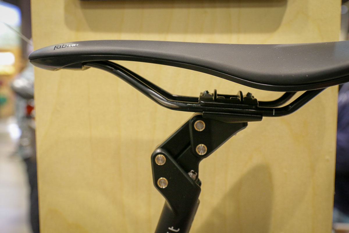 Redshift Shockstop Seatpost springs saddle clamp change on way to production