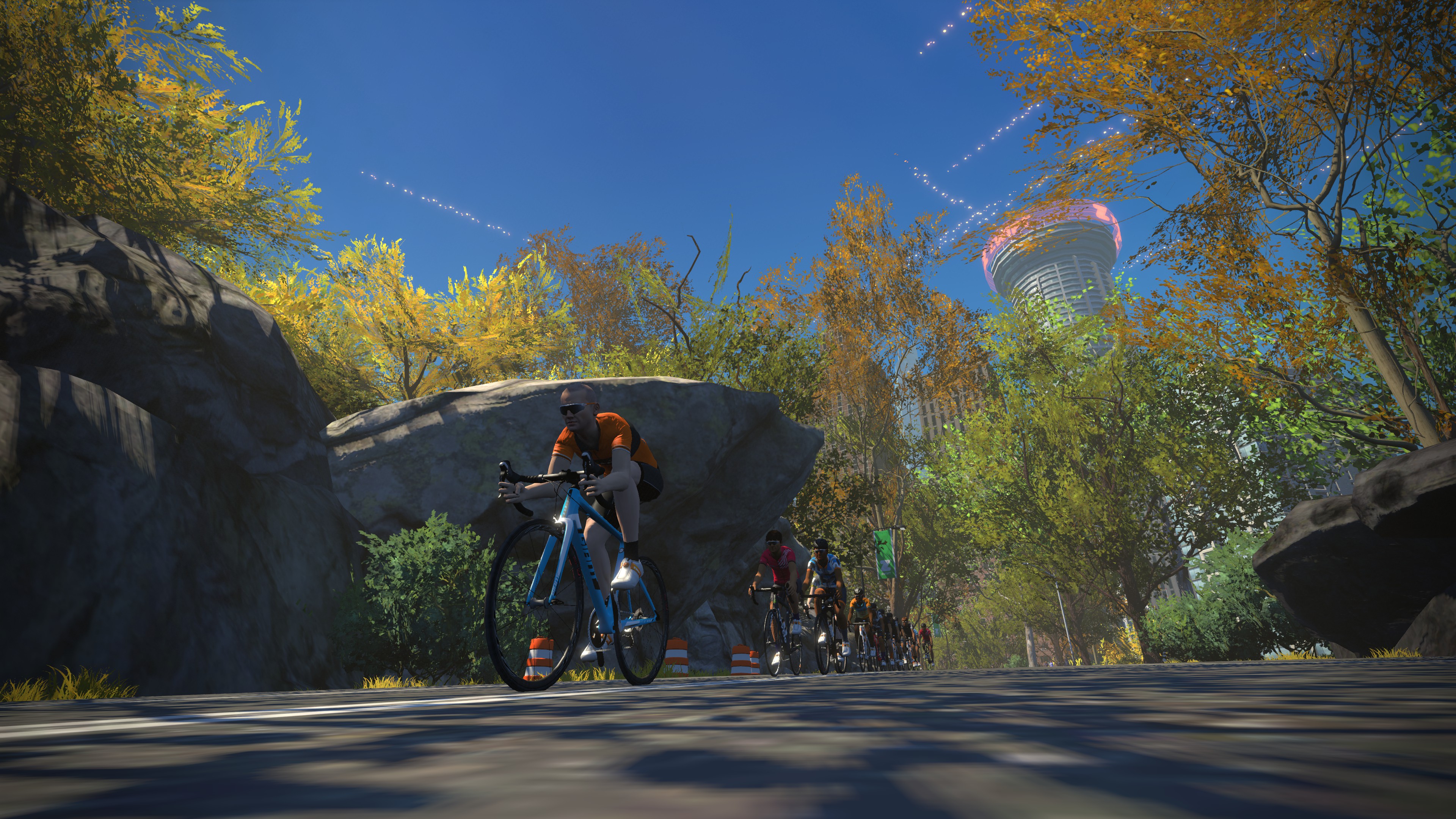 Ride through New York on futuristic glass roads in latest Zwift expansion world