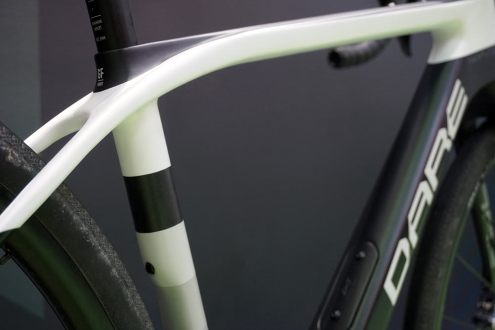 Dare GFX gravel gran fondo endurance road bike with adjustable rear dropouts and chainstay length