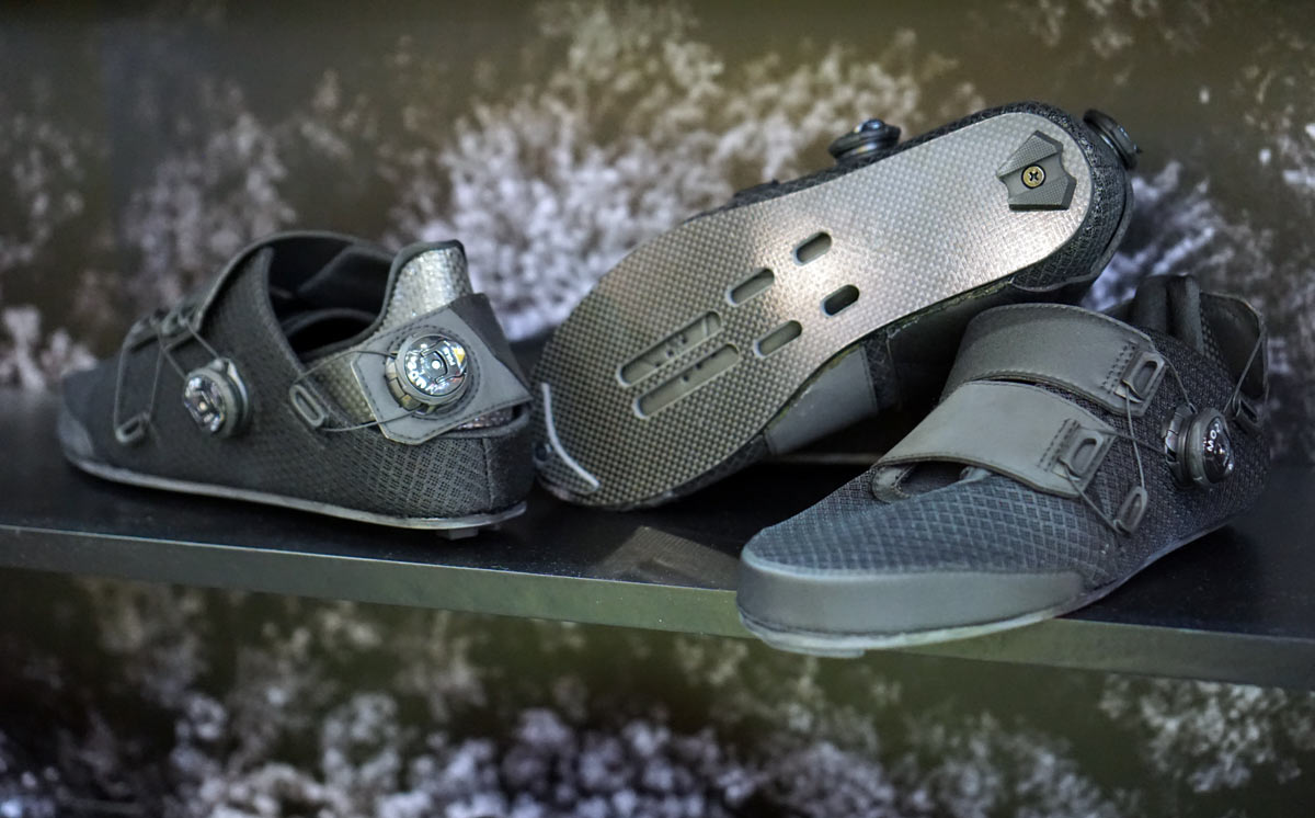 Minimalist, massive, avant-garde cycling shoes by Lintaman, Lake & Exustar