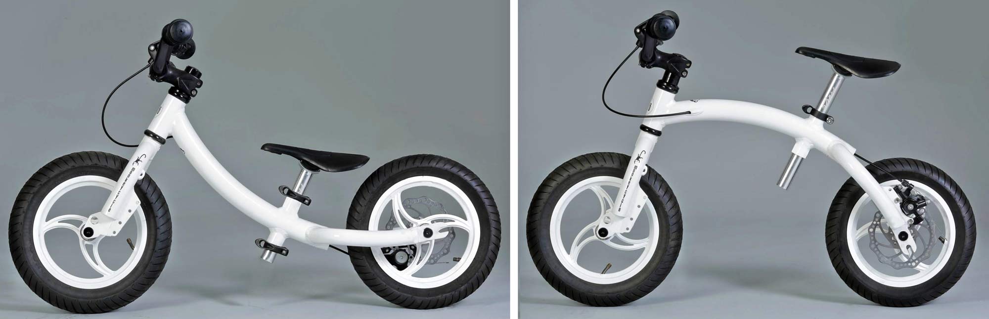 MonkeyCycle adjustable kid's bike, 8-in-1 children's bike that grows from balance bike to pedal bike