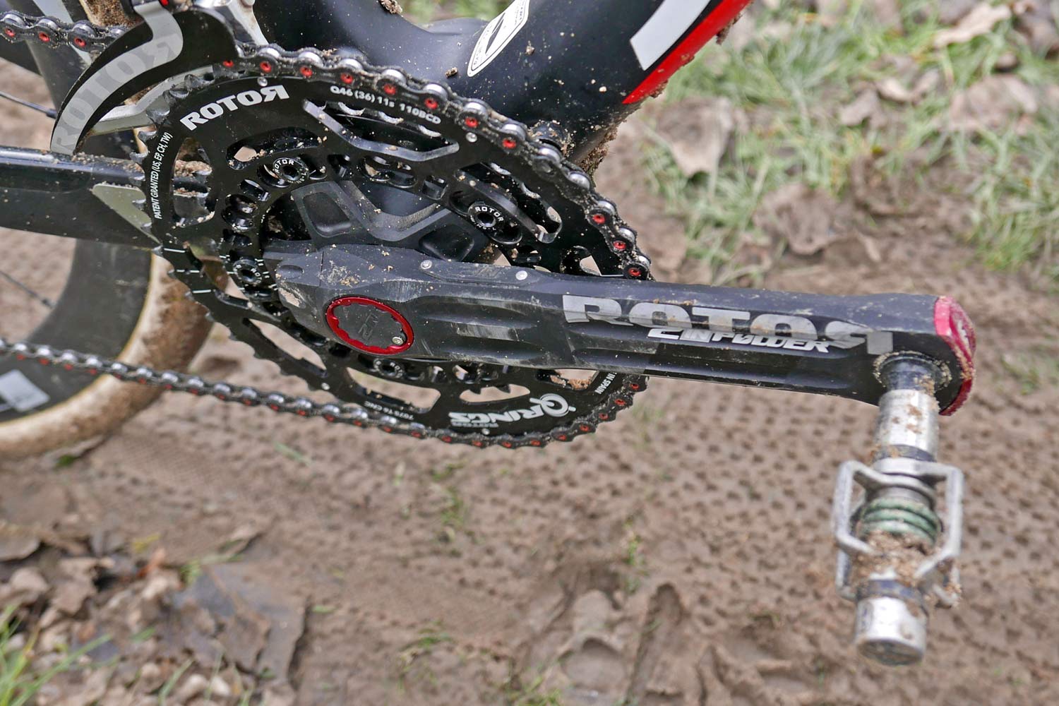 Rotor 2INpower CNC machined aluminum dual-sided left-right balance power meter crankset powermeter cranks