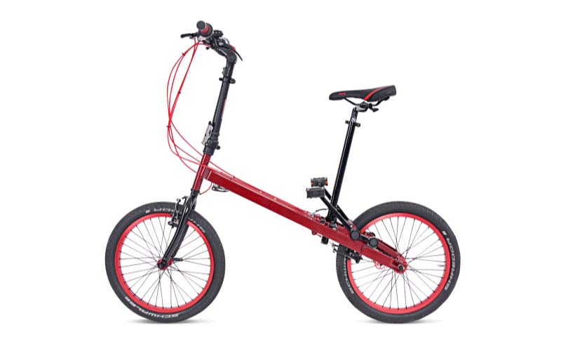 StepTwin folding bike with alternative pedaling motion