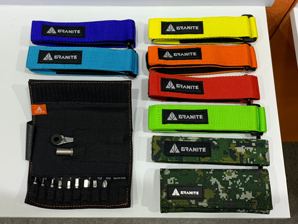 Granite Design Rock n Roll tool wrap with ratchet allen wrench bit set