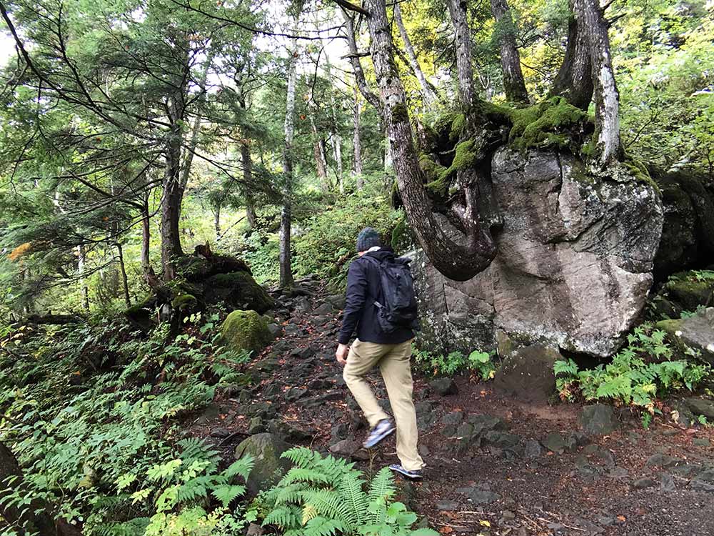 Kanman Falls Observatory and hiking trails in Shigakogen japan