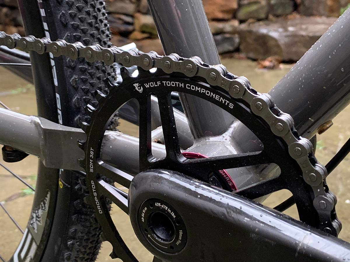 ride review for Microshift Advent 1x9 wide range 9-speed mountain bike group with actual weights