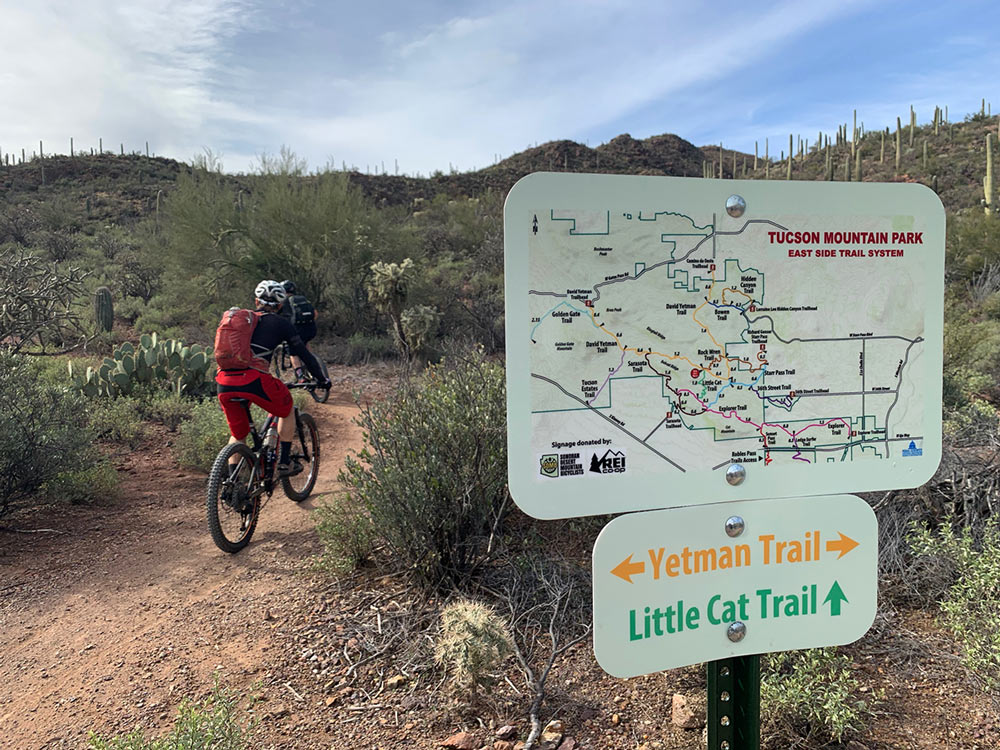 where are the best mountain bike trails in tucson arizona