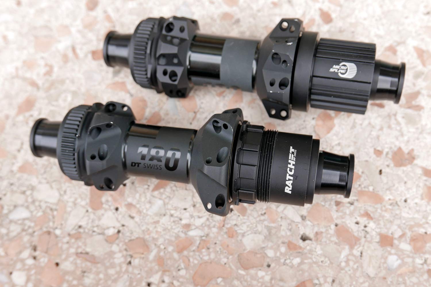 new DT Swiss Ratchet EXP star rings how have a fixed side with only one spring-loaded ratchet