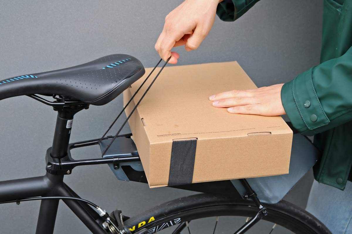 Otek Bicycles Aerocarrier lockable bicycle trunk,semi secure on bike glovebox and pannier rack