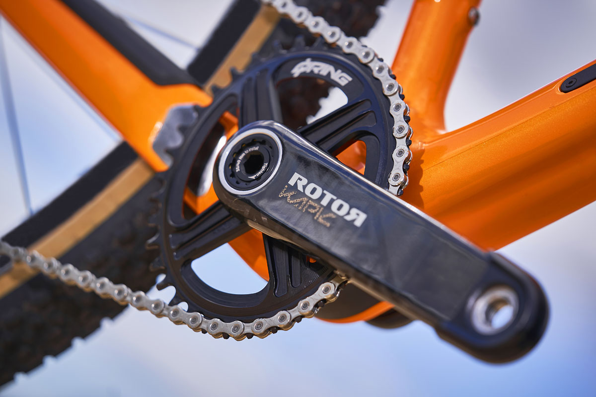 ROTOR KAPIC Carbon mtb mountain bike xc Crankset crank adjustable chainring position (7)