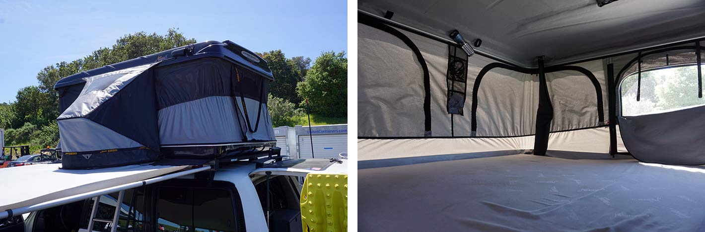 who makes a hardshell pop up camper for the top of my van