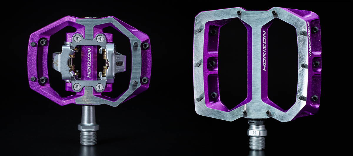 Nukeproof HZN Cockpit Pedals Clip in and flats