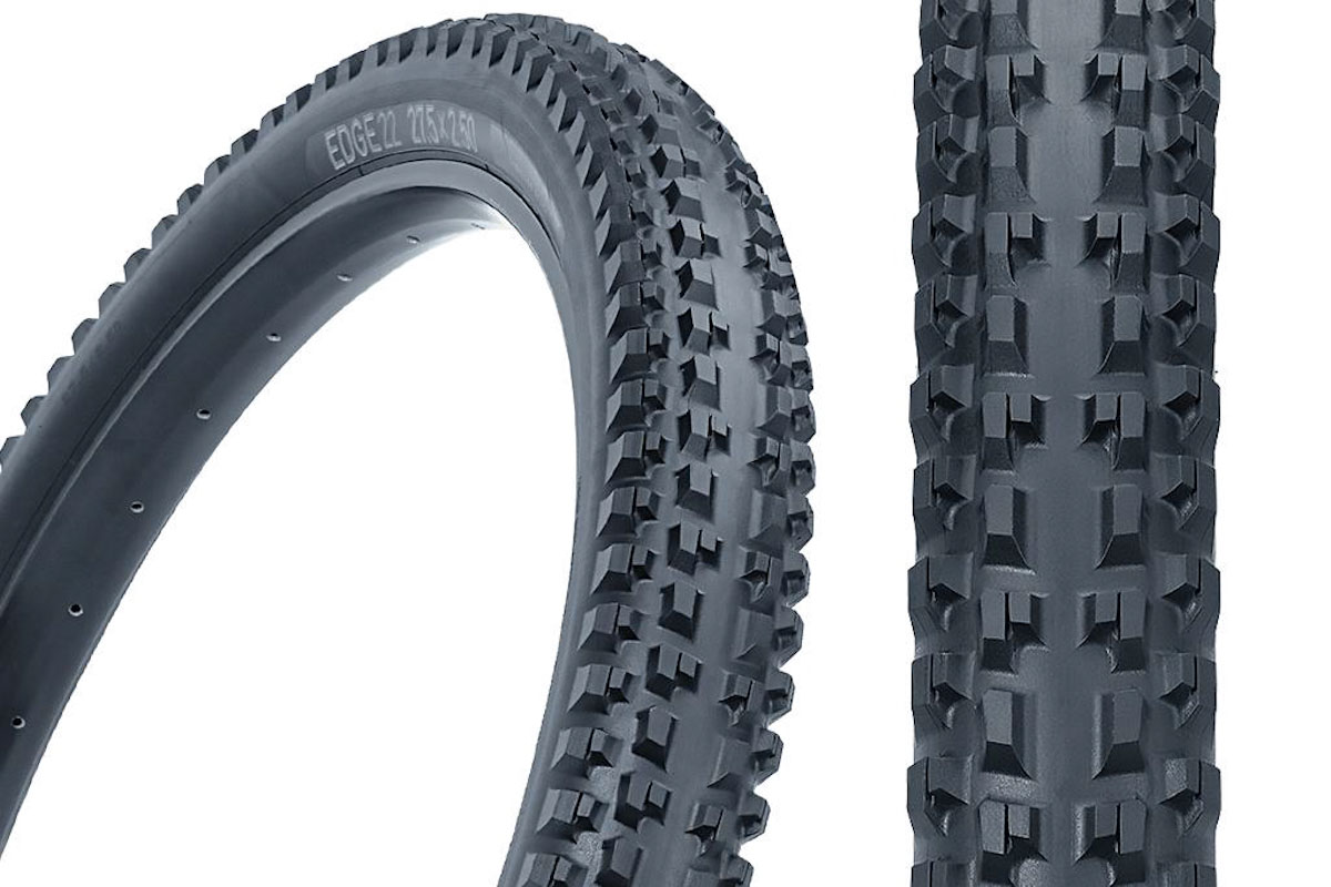 Can front-specific Tioga Edge 22 MTB tire double cornering traction?