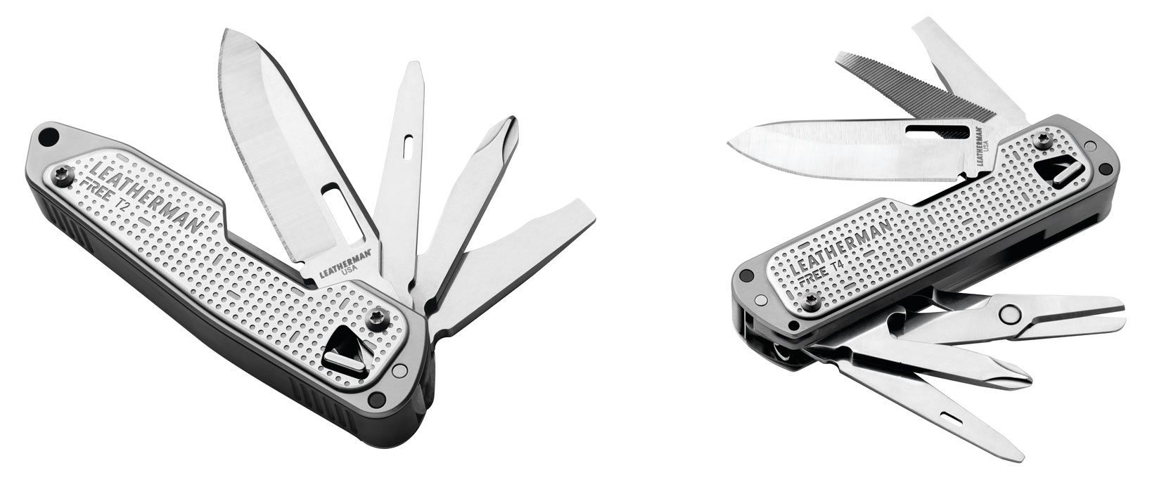 new leatherman free t-series t2 and t4 everyday carry multitools