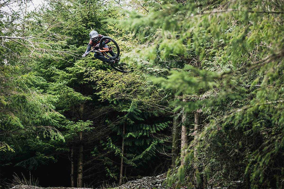 Dyfi Bike Park Jump Line
