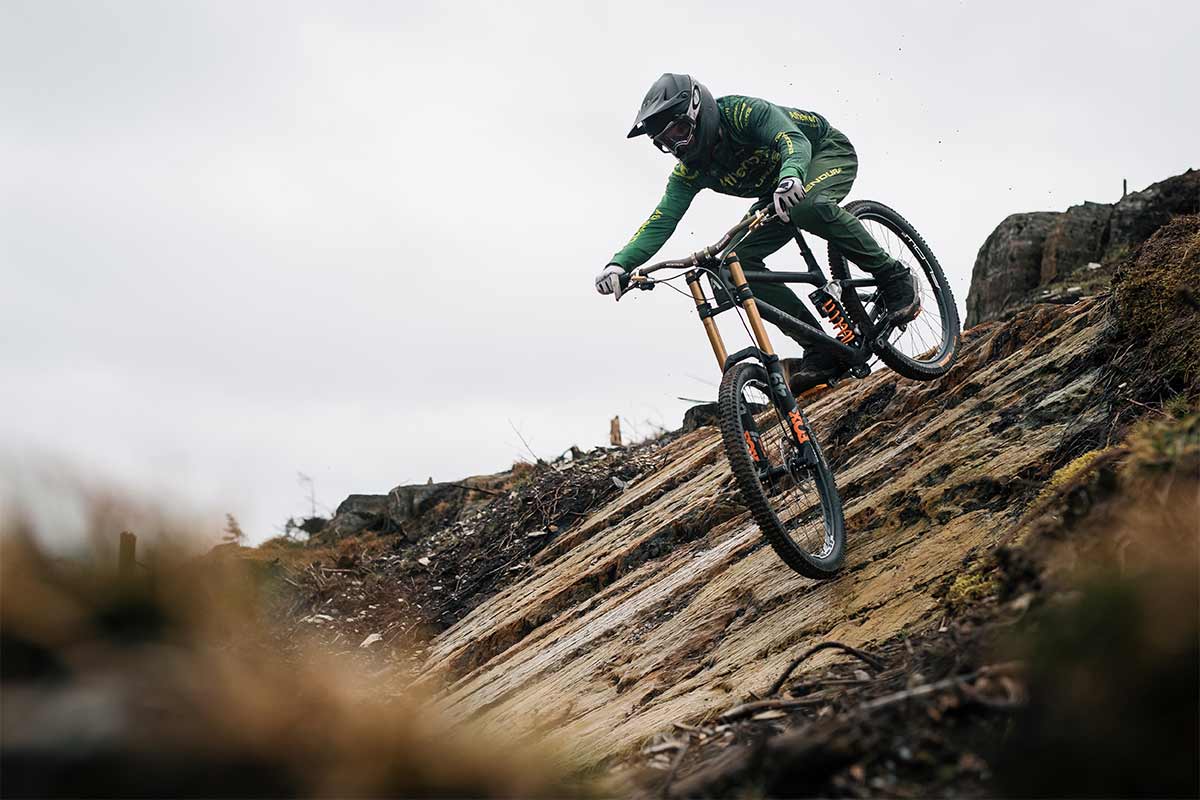 Dyfi Bike Park Rock Slab