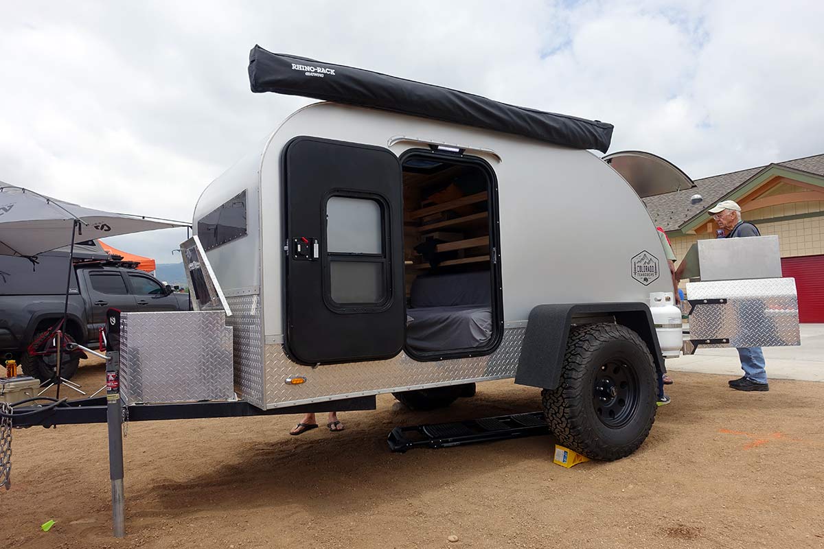 colorado teardrops makes offroad camping trailers with big tires for overland vehicles