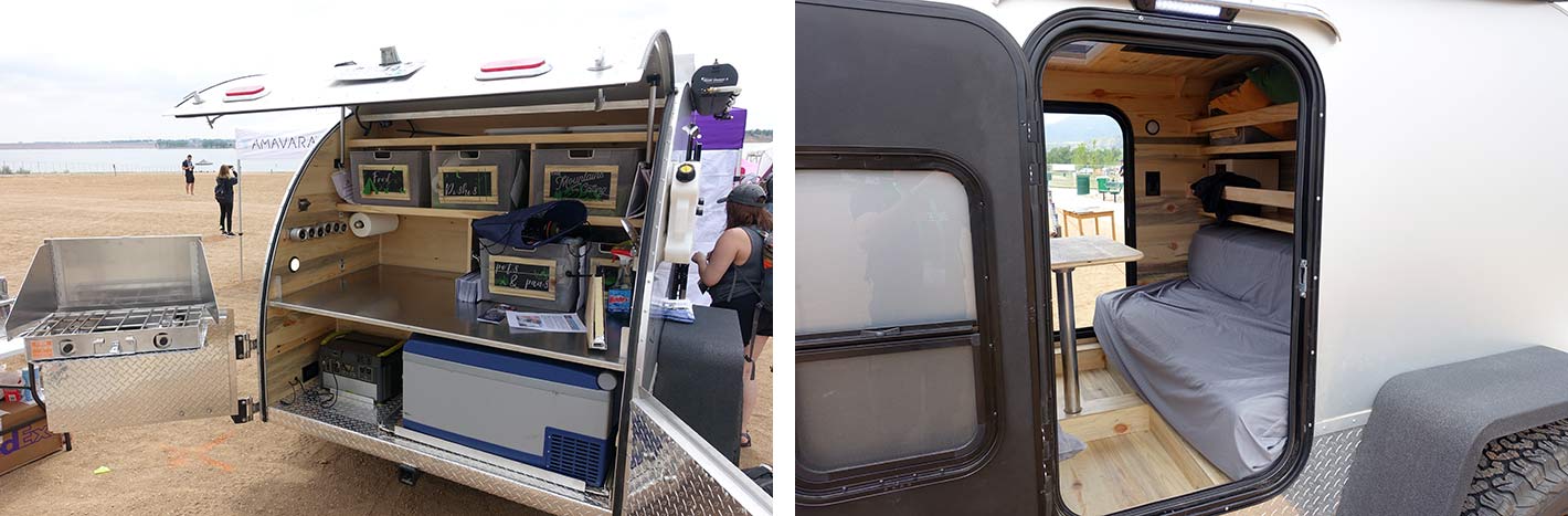 colorado teardrops makes offroad camping trailers with big tires for overland vehicles