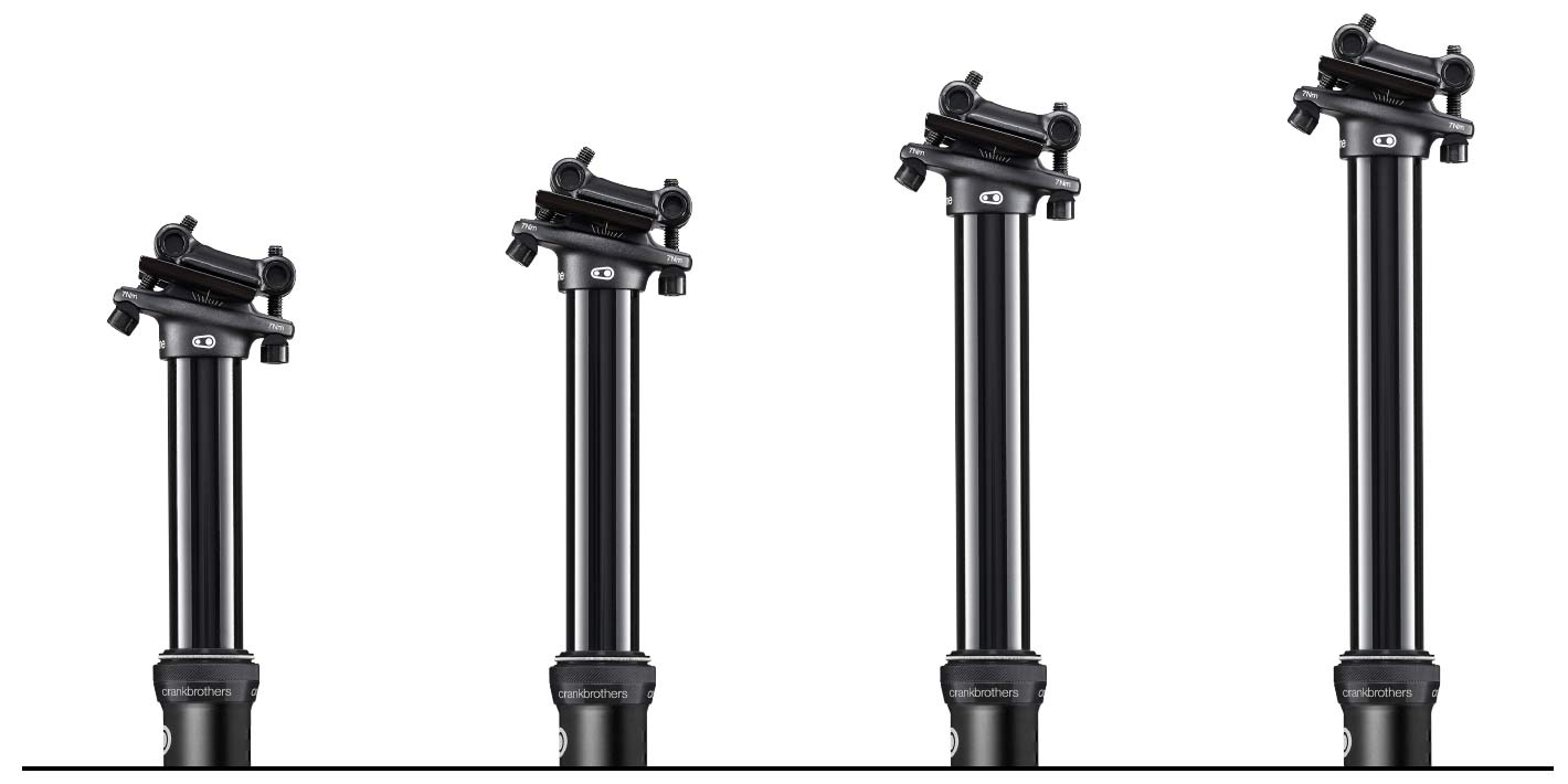 2020 Crankbrothers Highline dropper posts, Highline 3 & Highline 7 infinite adjust dropper seatpost in every size & 60-170mm travel