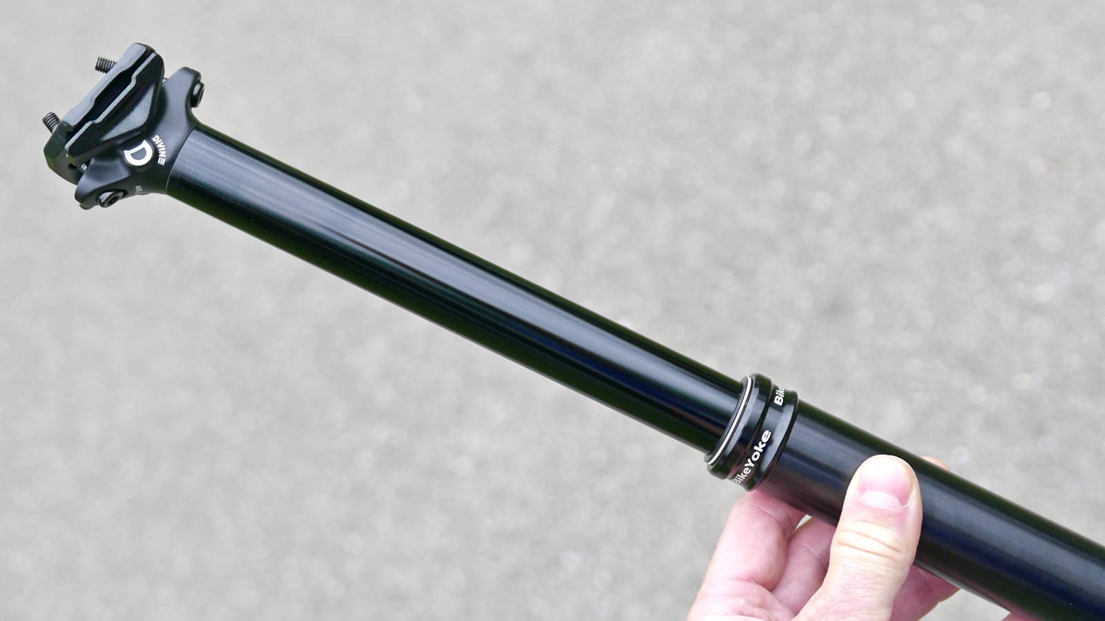 BikeYoke Divine mountain bike dropper seatpost, auto-reset adjustable travel dropper post