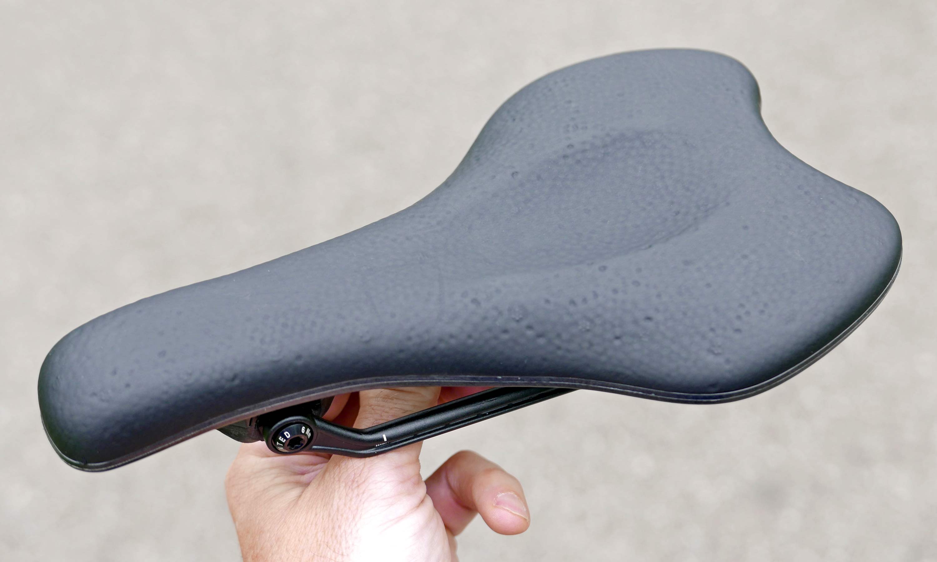 BikeYoke Sagma MTB saddle, floating damping mountain bike saddle