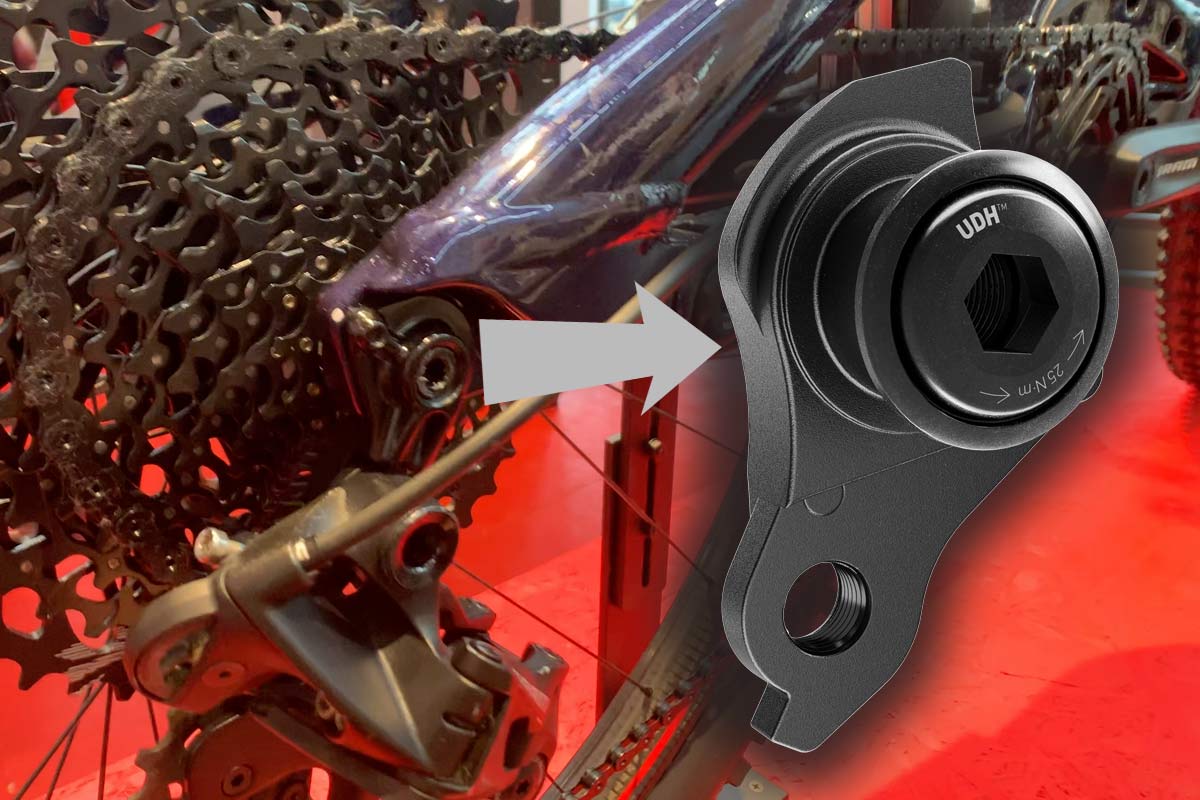 universal derailleur hanger concept for any brand bike or derailleur